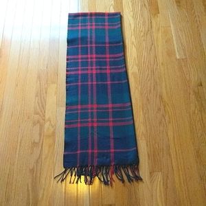 Women's J. Crew plaid scarf.